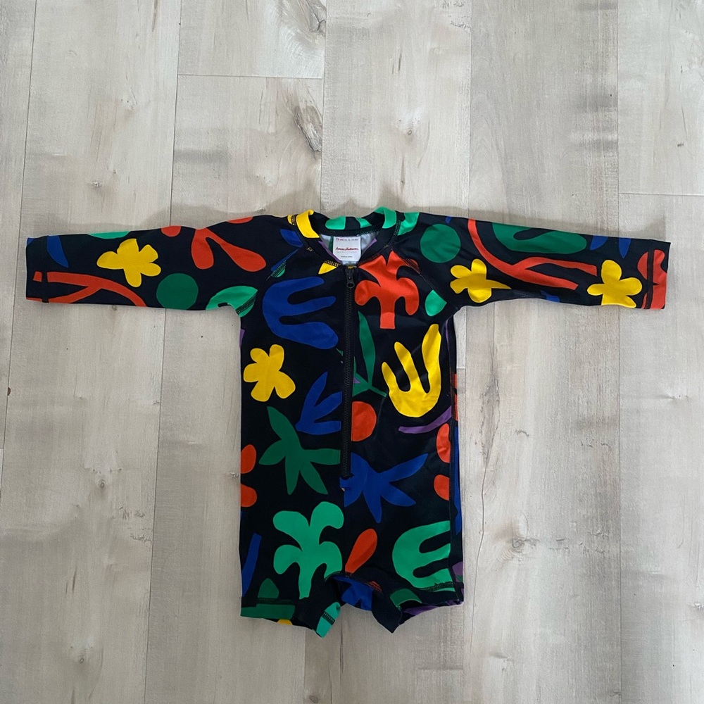 Hanna Andersson Multicolor Kids Swim Rashguard